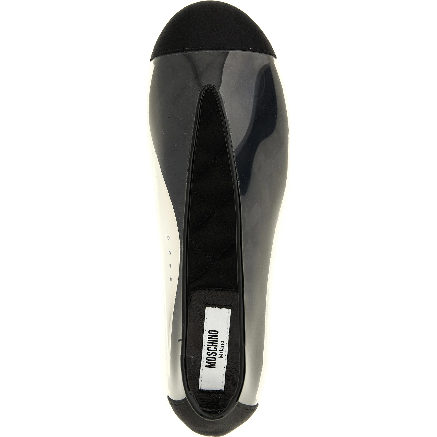 Black Pvc Ballet Flats