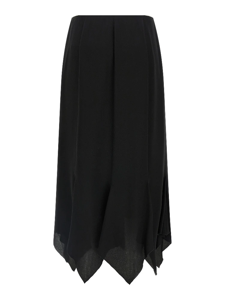 Black Silk Midi Skirt alternative