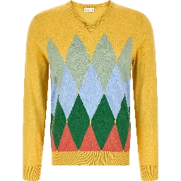 Bicolor Cotton Cardigan