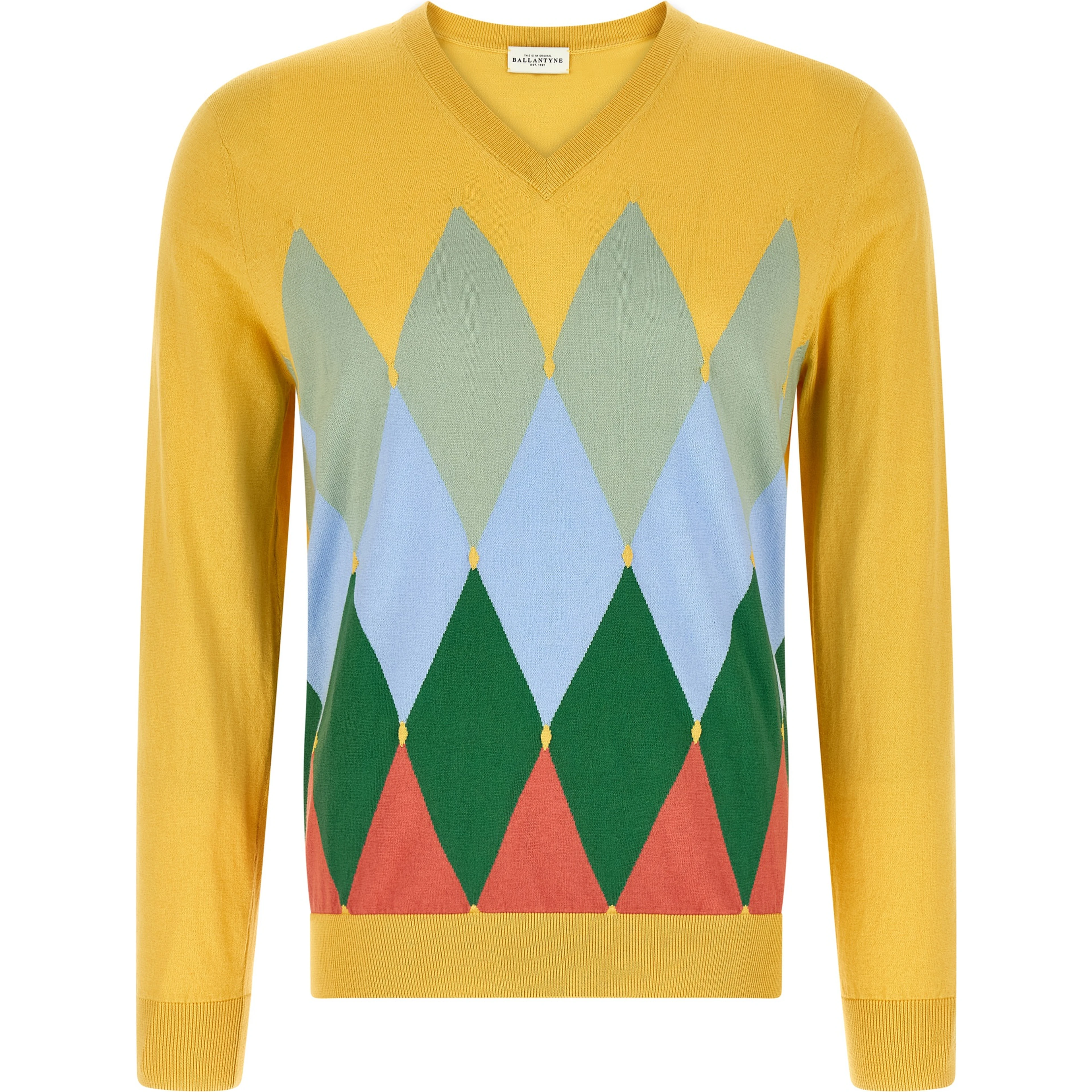 Bicolor Cotton Cardigan