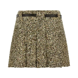 Multicolor Linen Long Skirt