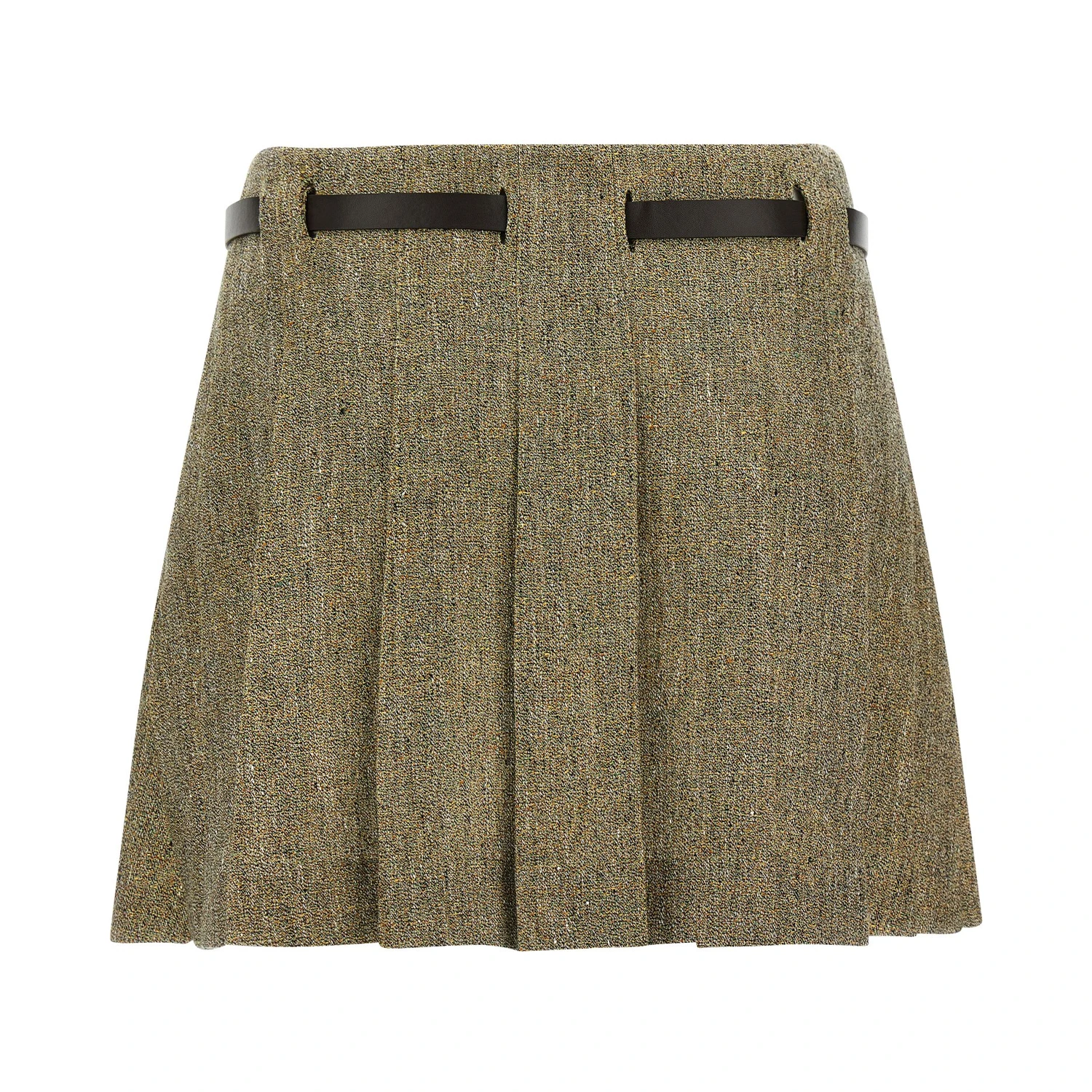 Multicolor Linen Long Skirt