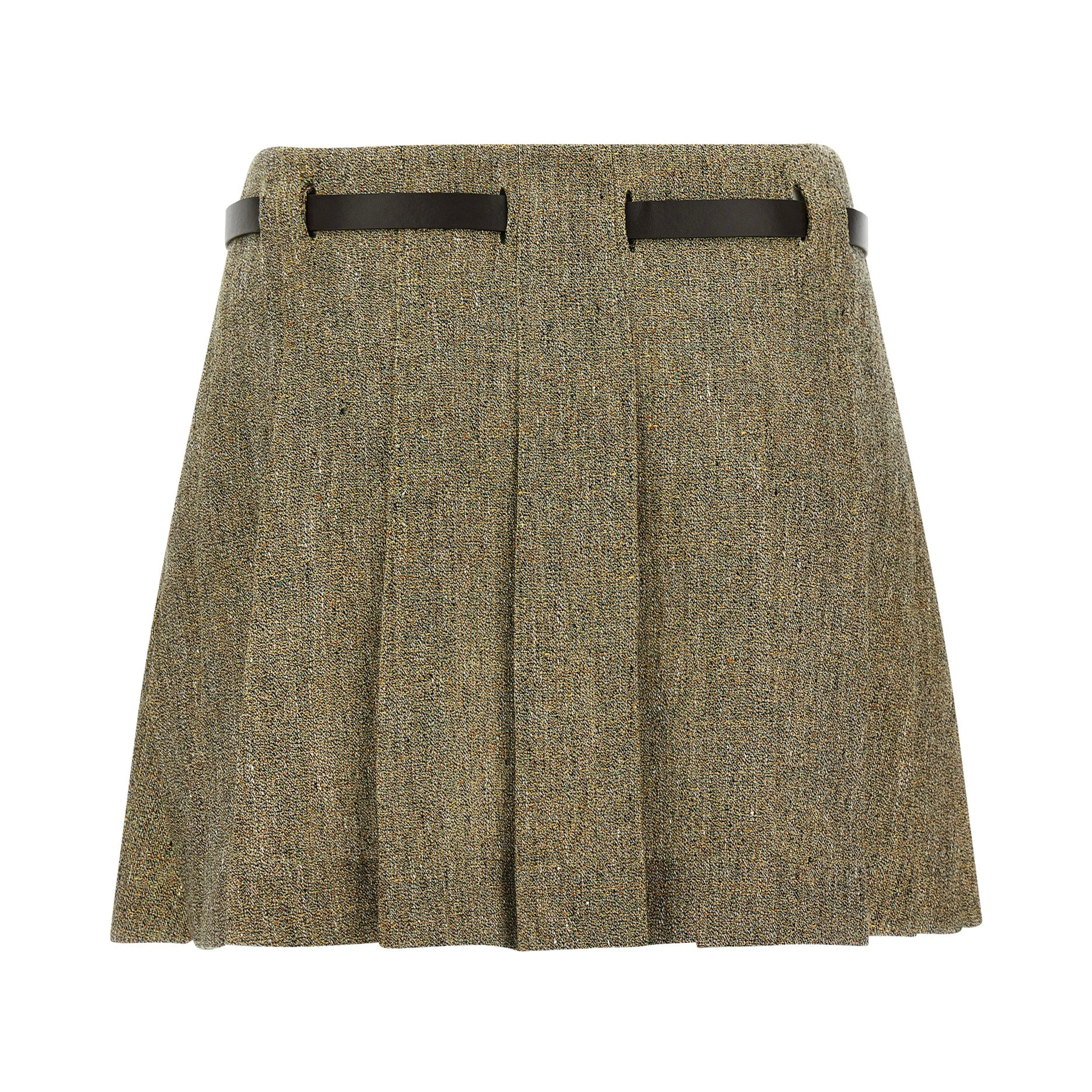Multicolor Linen Long Skirt