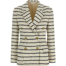 Multicolor Cotton Blazer