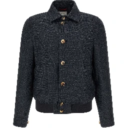 Blue Sisal Biker Jacket
