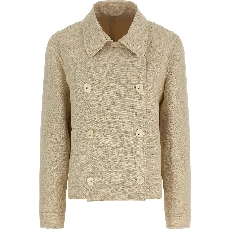 Beige Linen Jacket