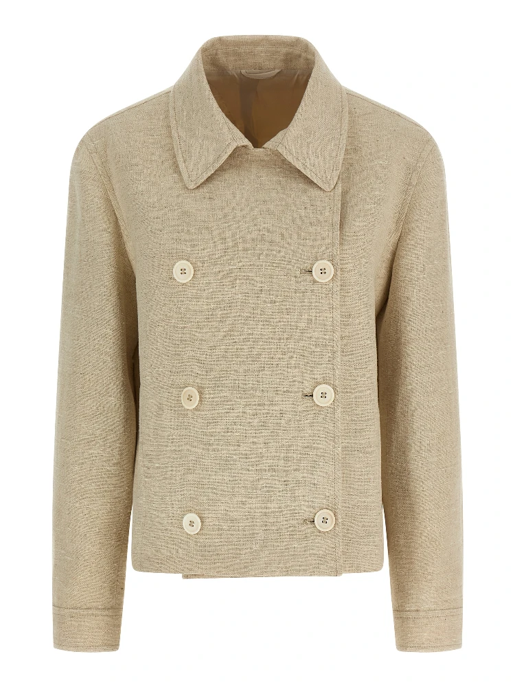 Beige Linen Jacket