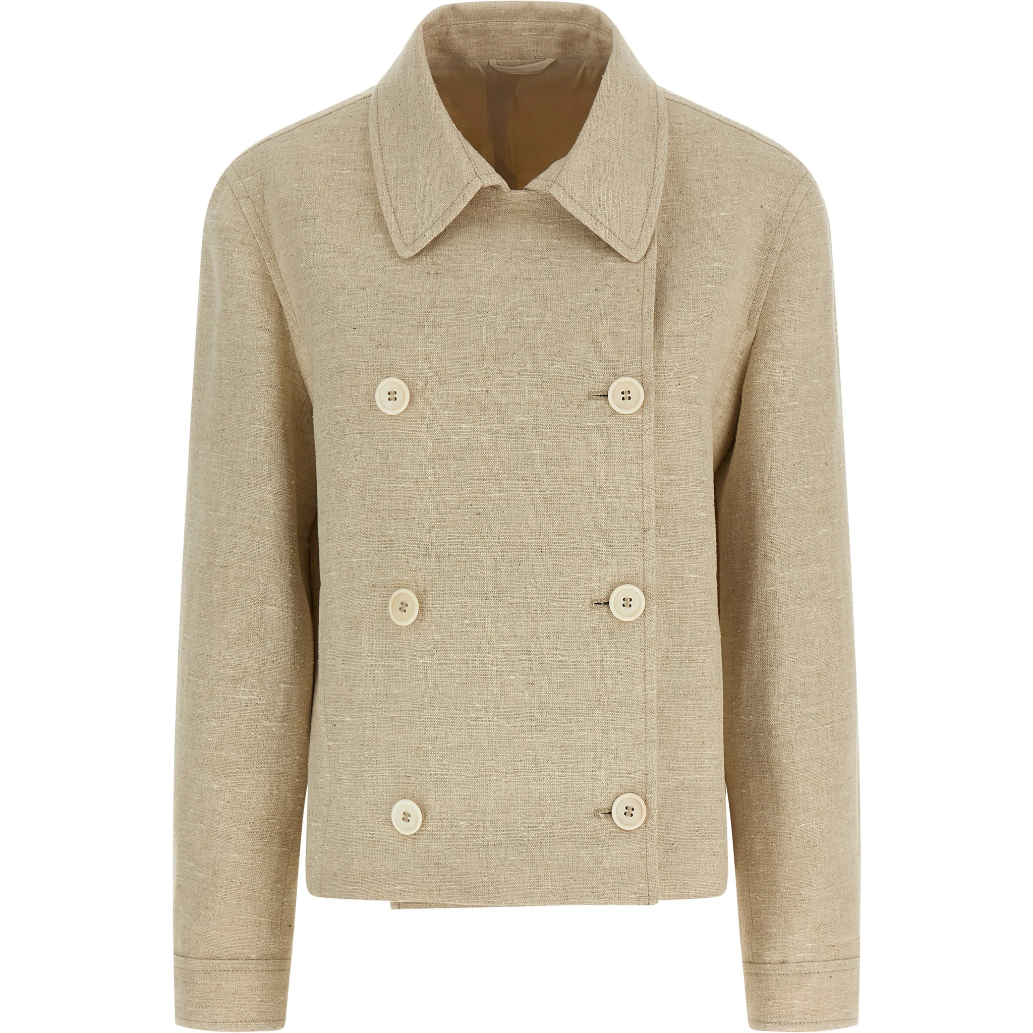 Beige Linen Jacket