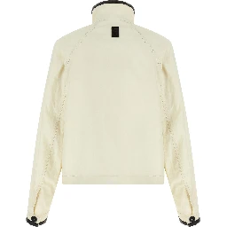 White Linen Full-Length Jacket