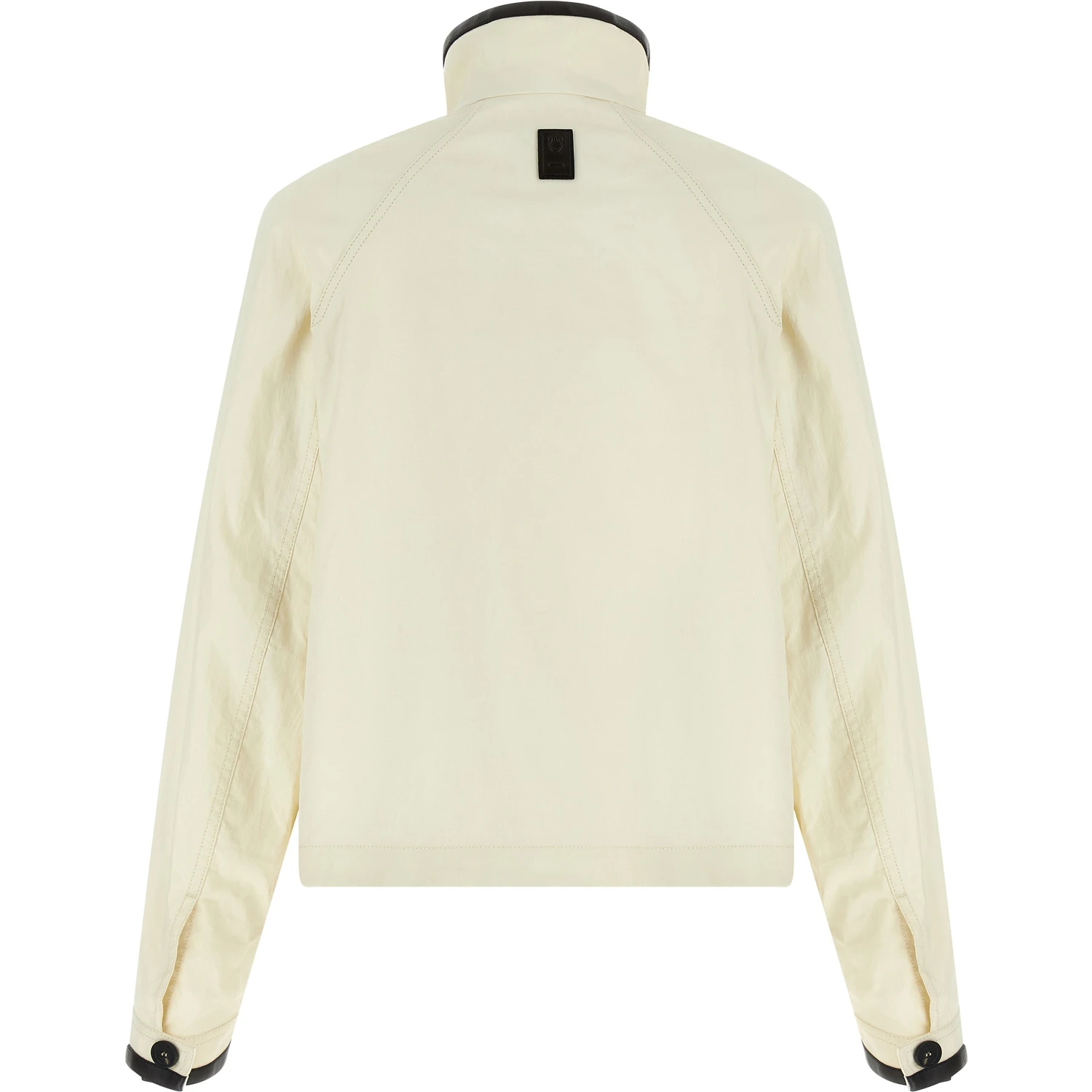 White Linen Full-Length Jacket