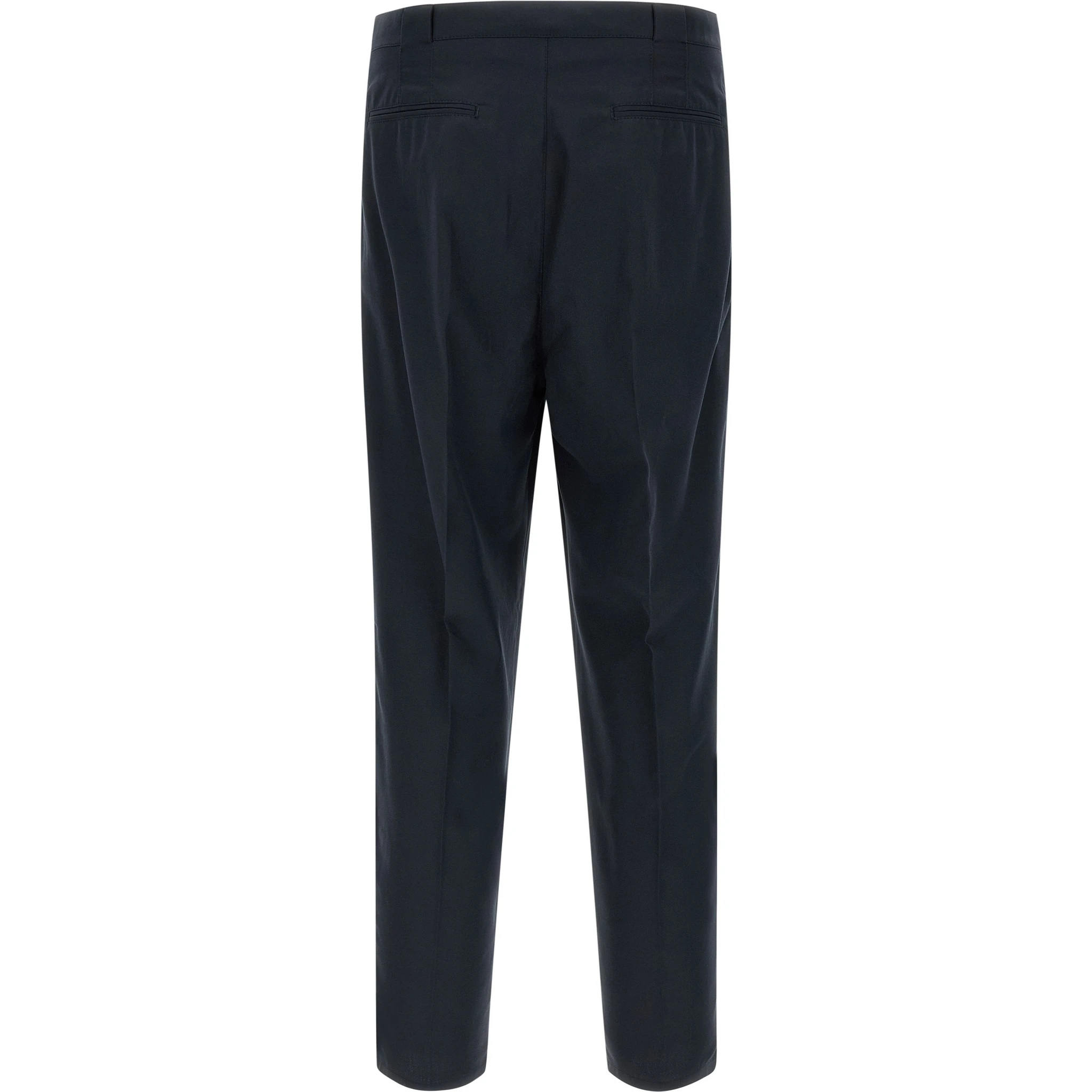 Blue Cotton Chino Pants