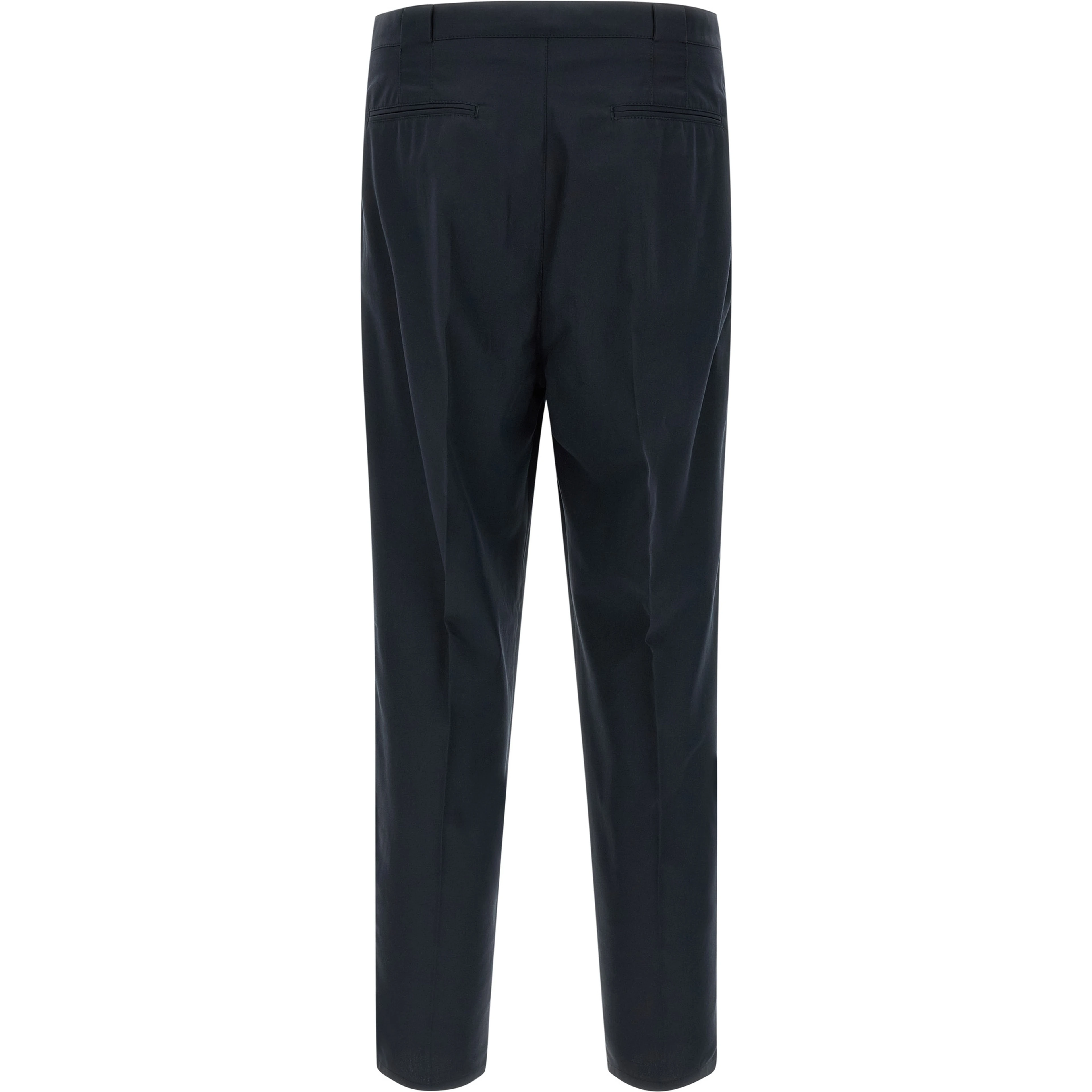 Blue Cotton Chino Pants