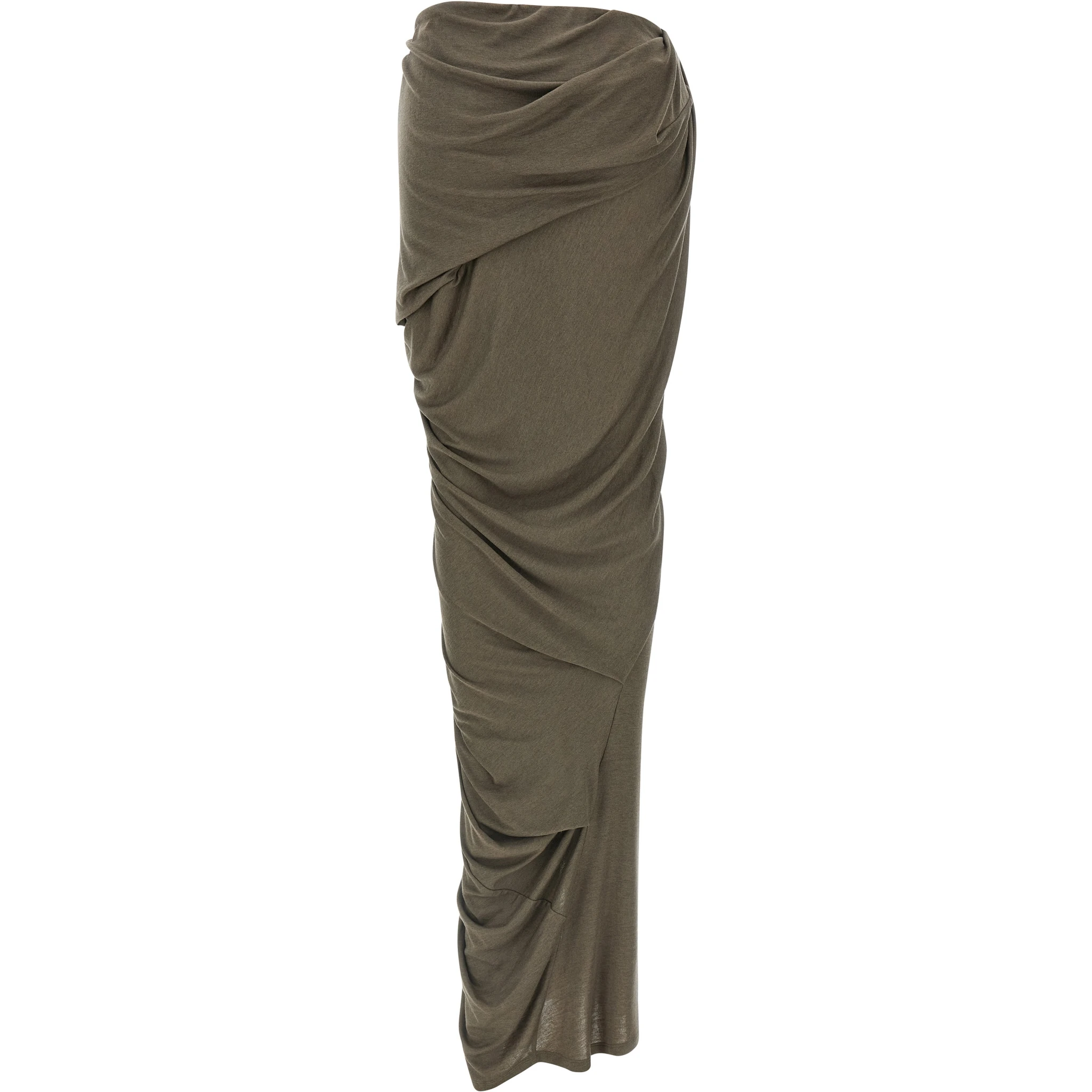 Gray Tencel Mini Skirt