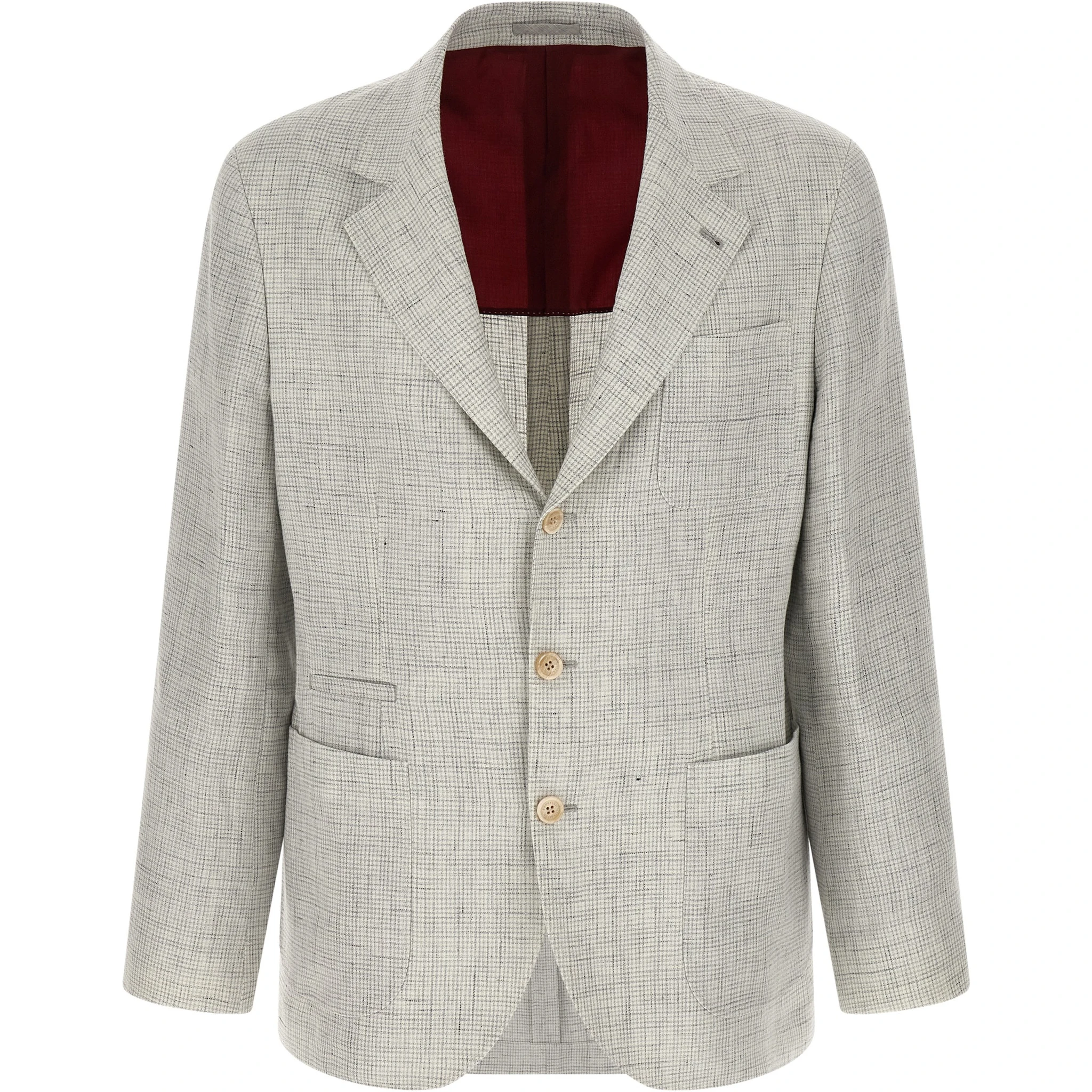 White Linen Blazer