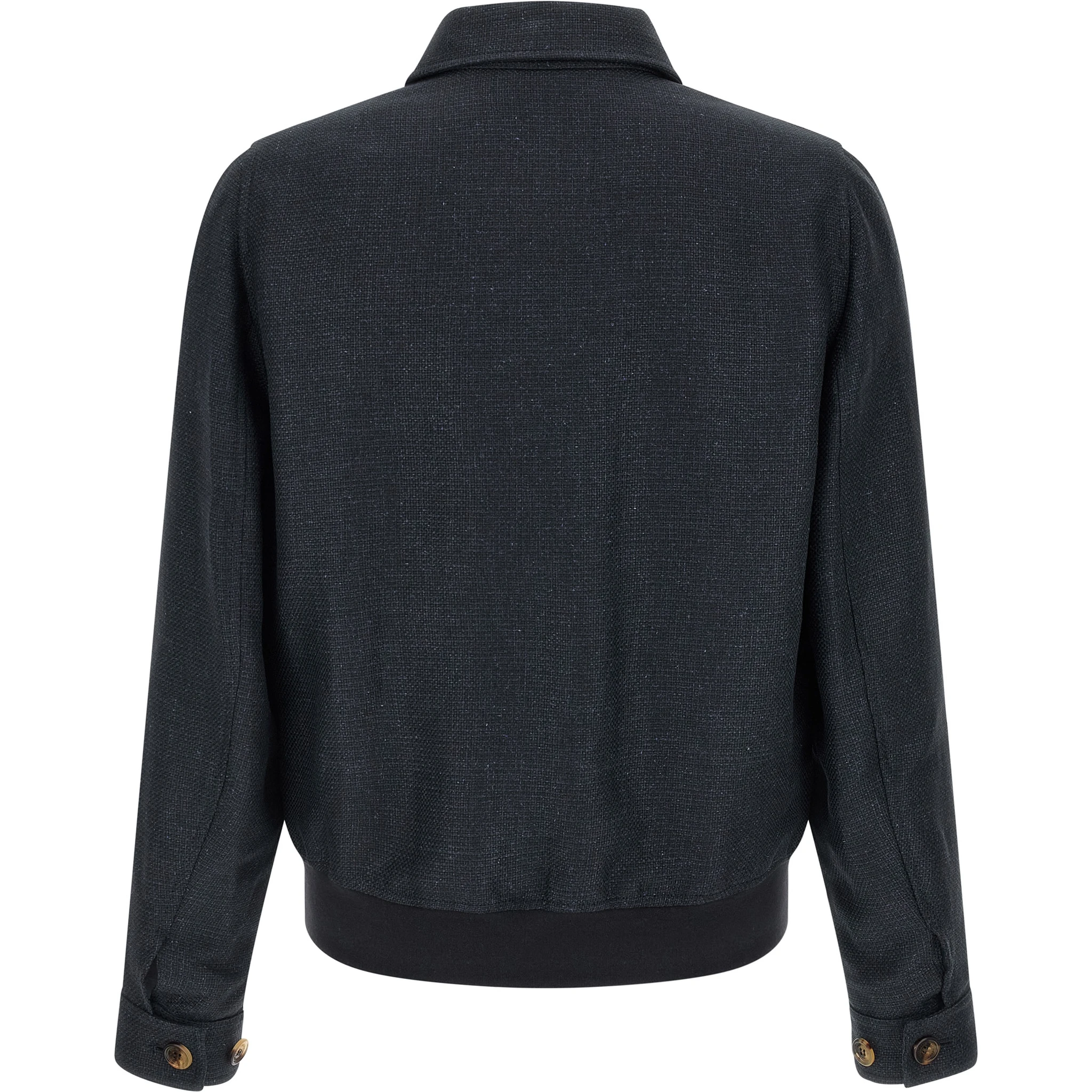 Blue Sisal Biker Jacket