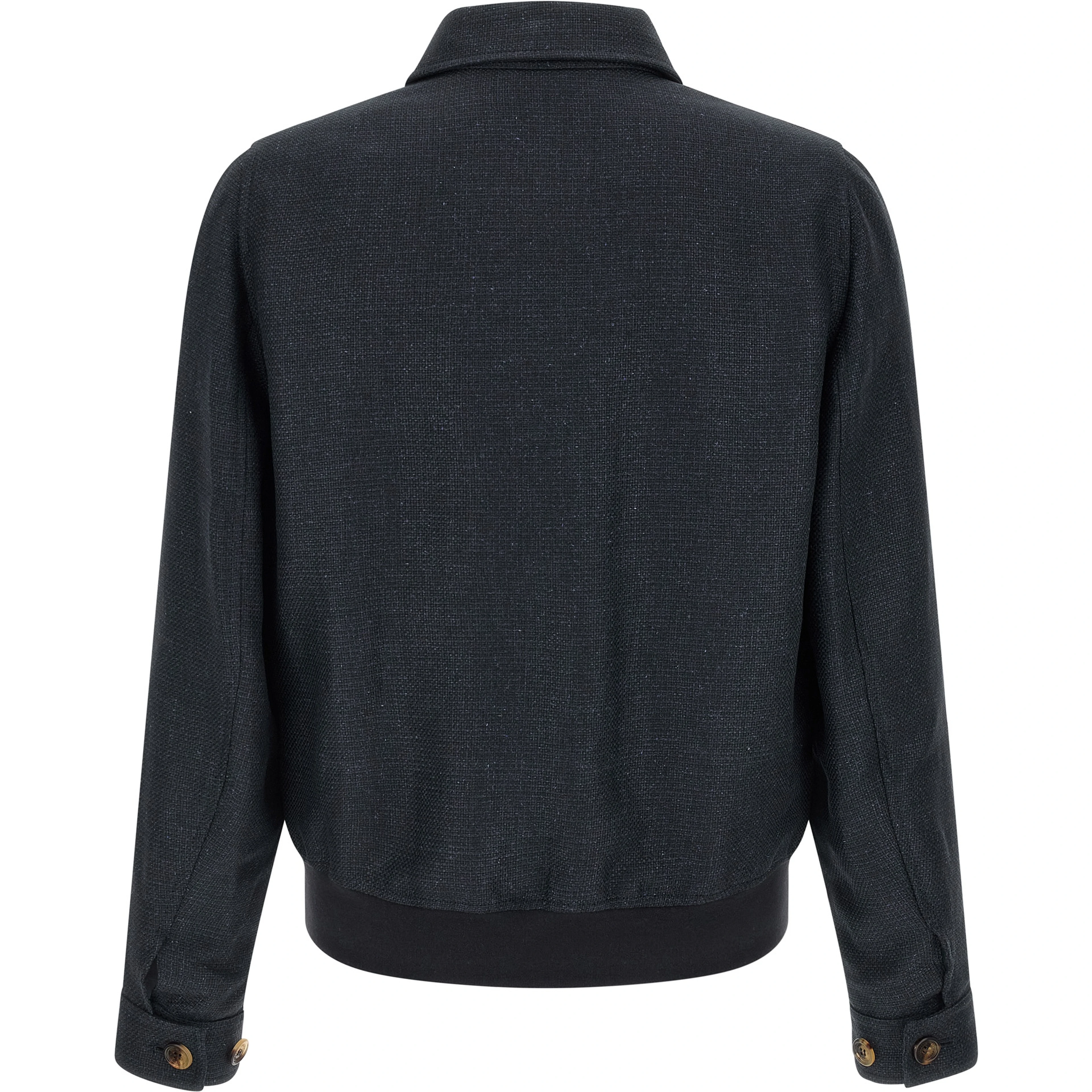 Blue Sisal Biker Jacket