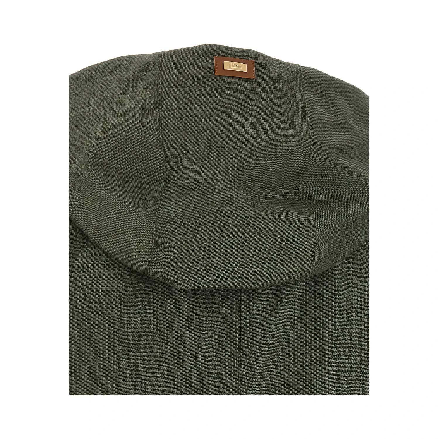 Bicolor Linen Coat