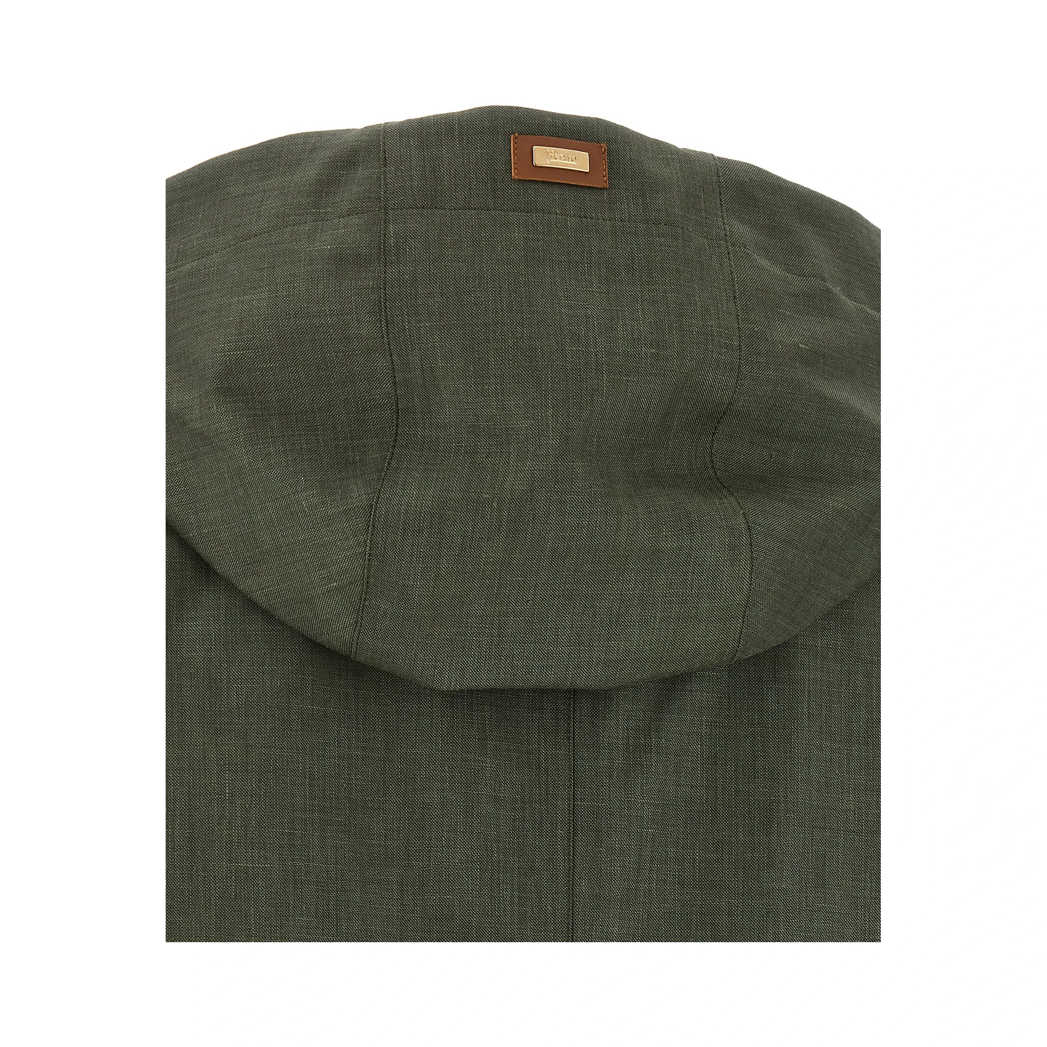 Bicolor Linen Coat