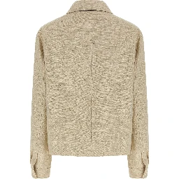 Beige Linen Jacket