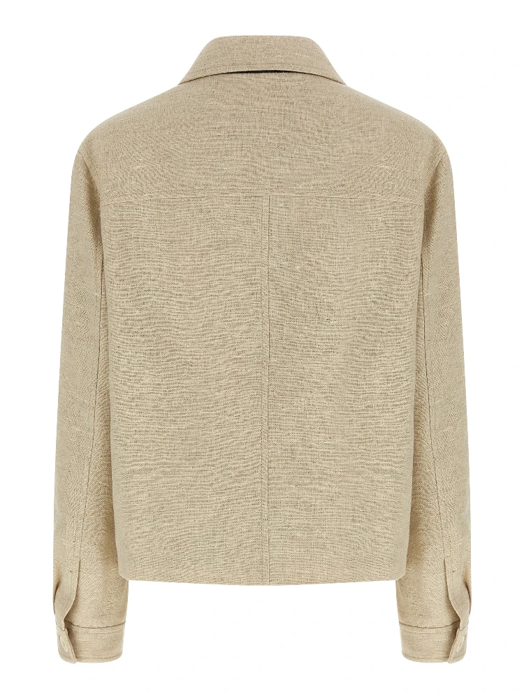 Beige Linen Jacket alternative