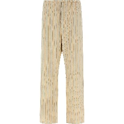 Beige Cotton Bottoms Sleepwear
