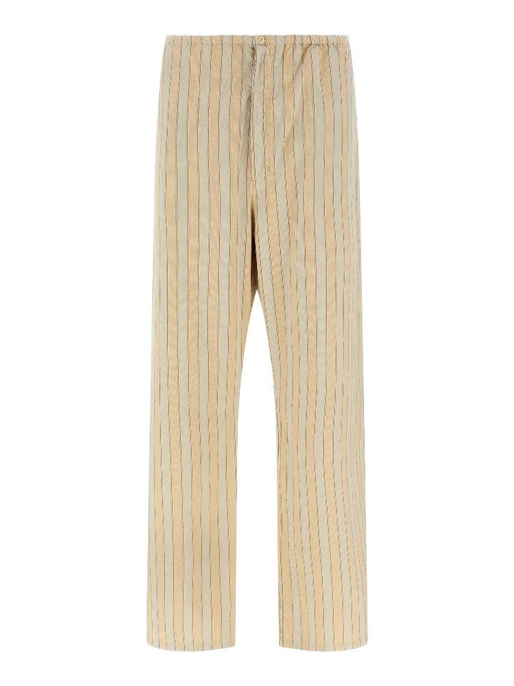 Beige Cotton Bottoms Sleepwear