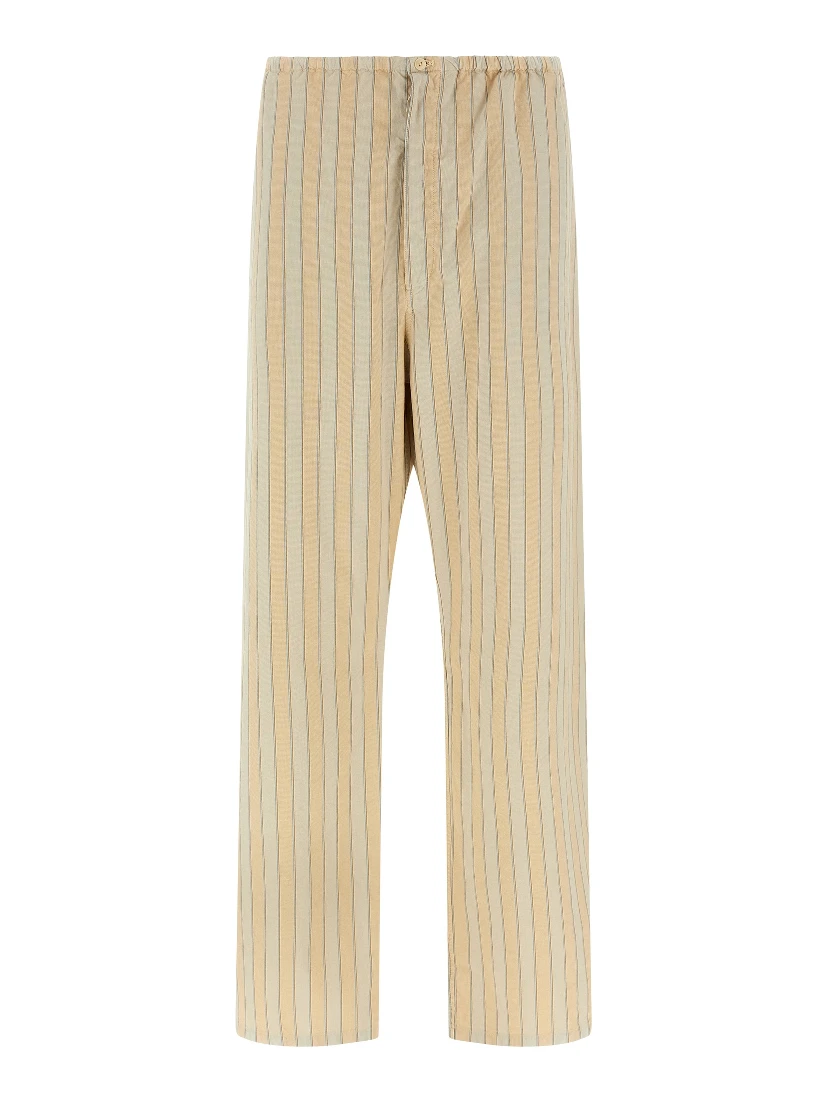 Beige Cotton Bottoms Sleepwear