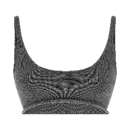 Gray Cotton Sport Bra