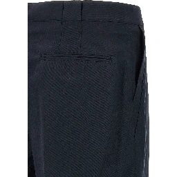 Blue Cotton Chino Pants
