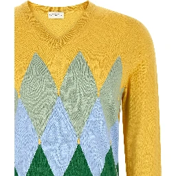 Bicolor Cotton Cardigan