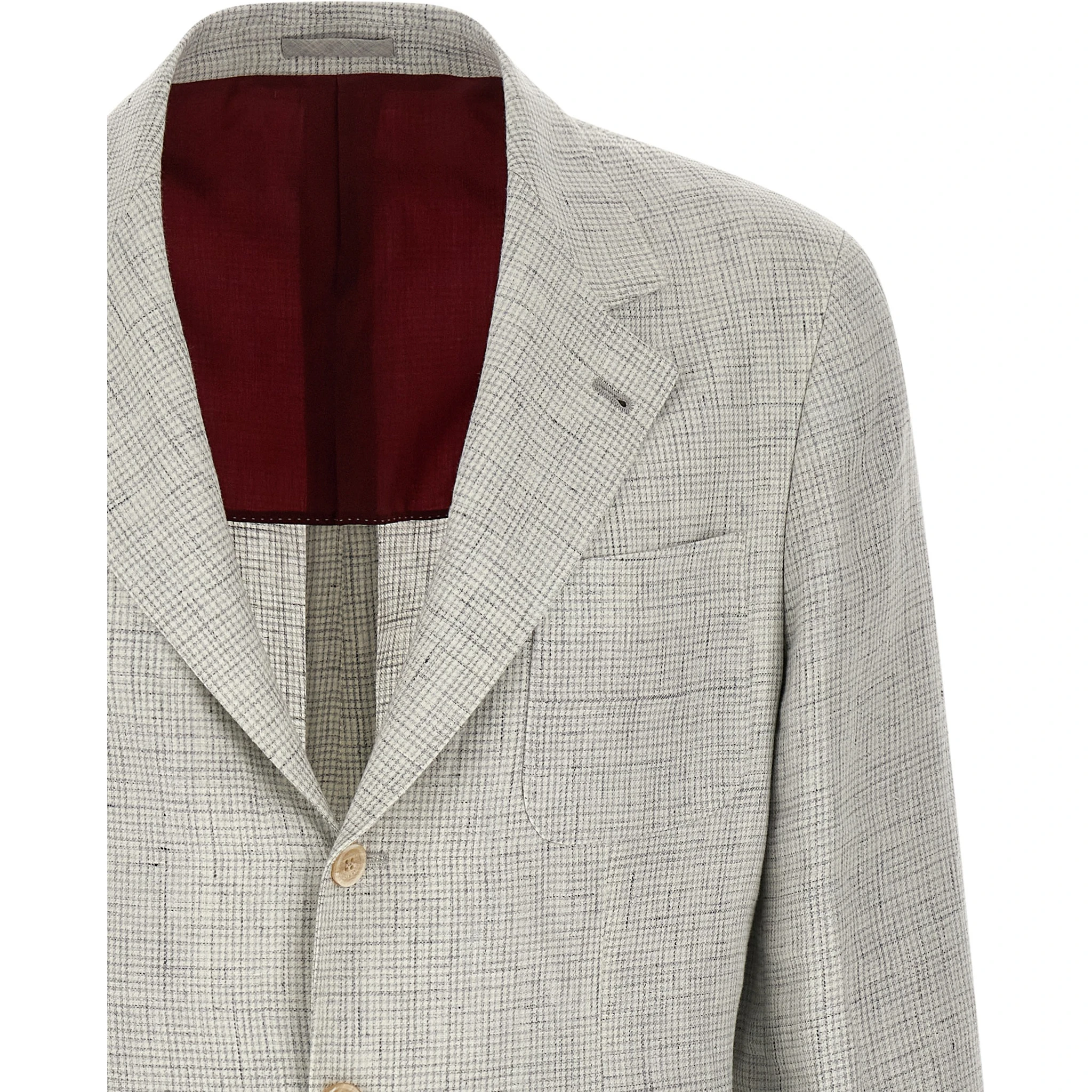 White Linen Blazer