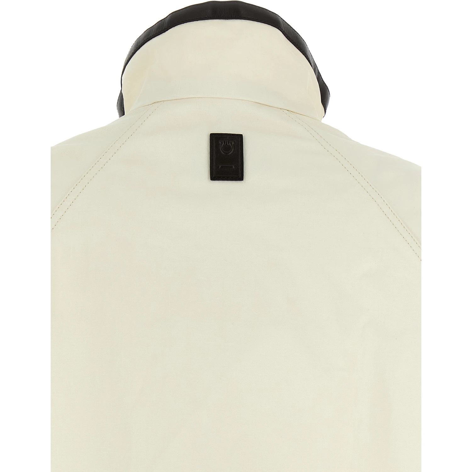White Linen Full-Length Jacket