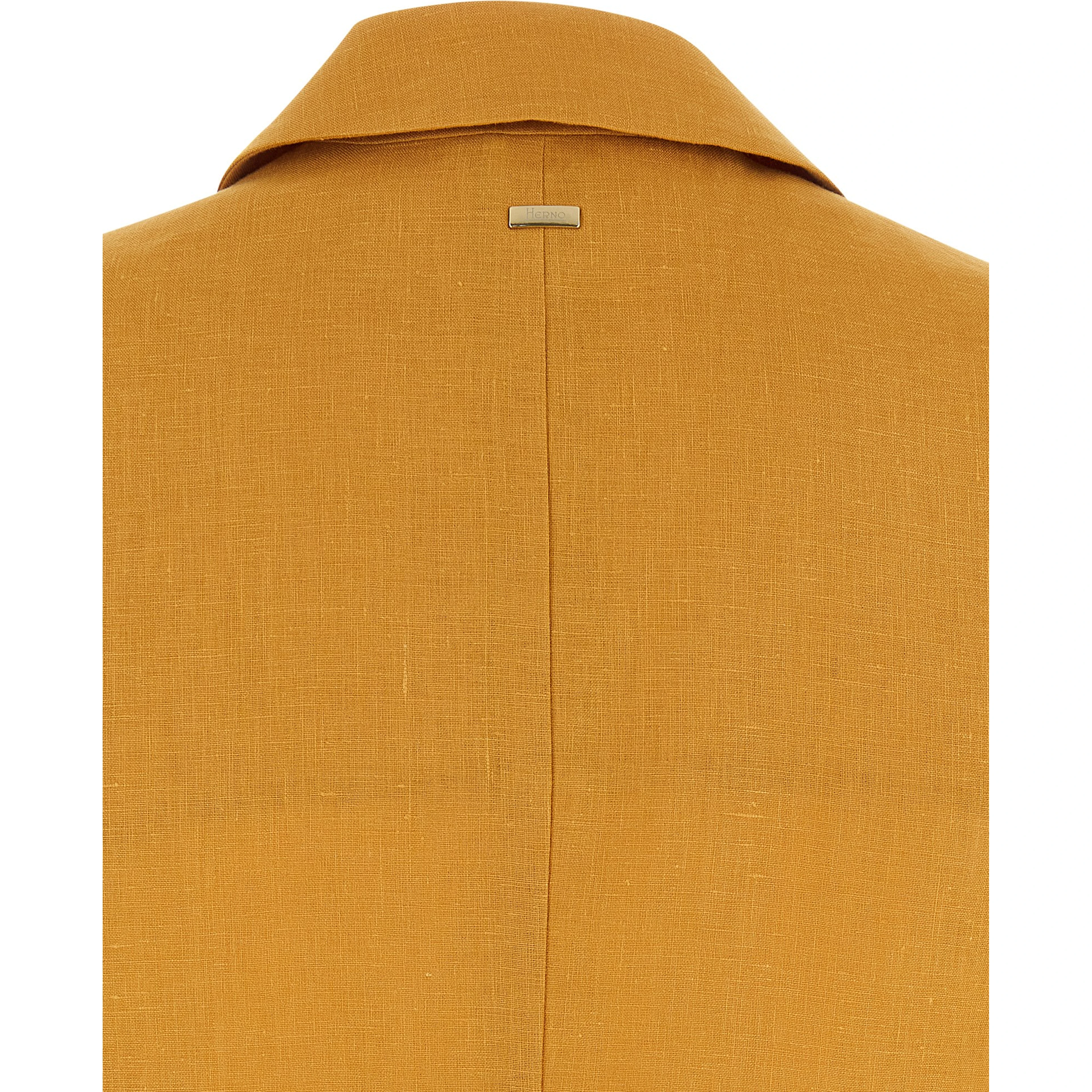 Bicolor Linen Sleeveless Jacket
