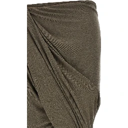 Gray Tencel Mini Skirt