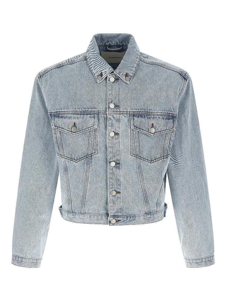 Blue Cotton Denim Jacket