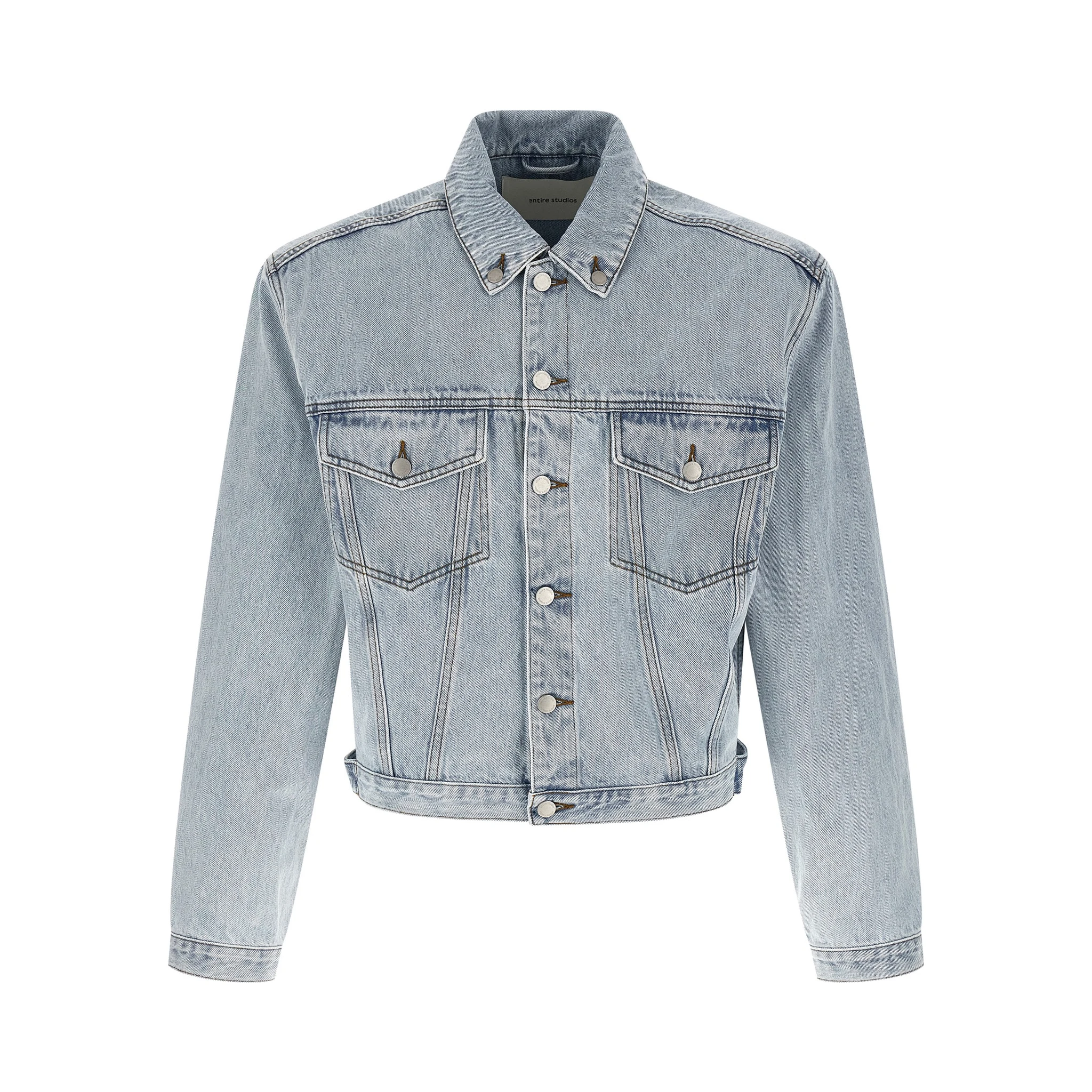 Blue Cotton Denim Jacket