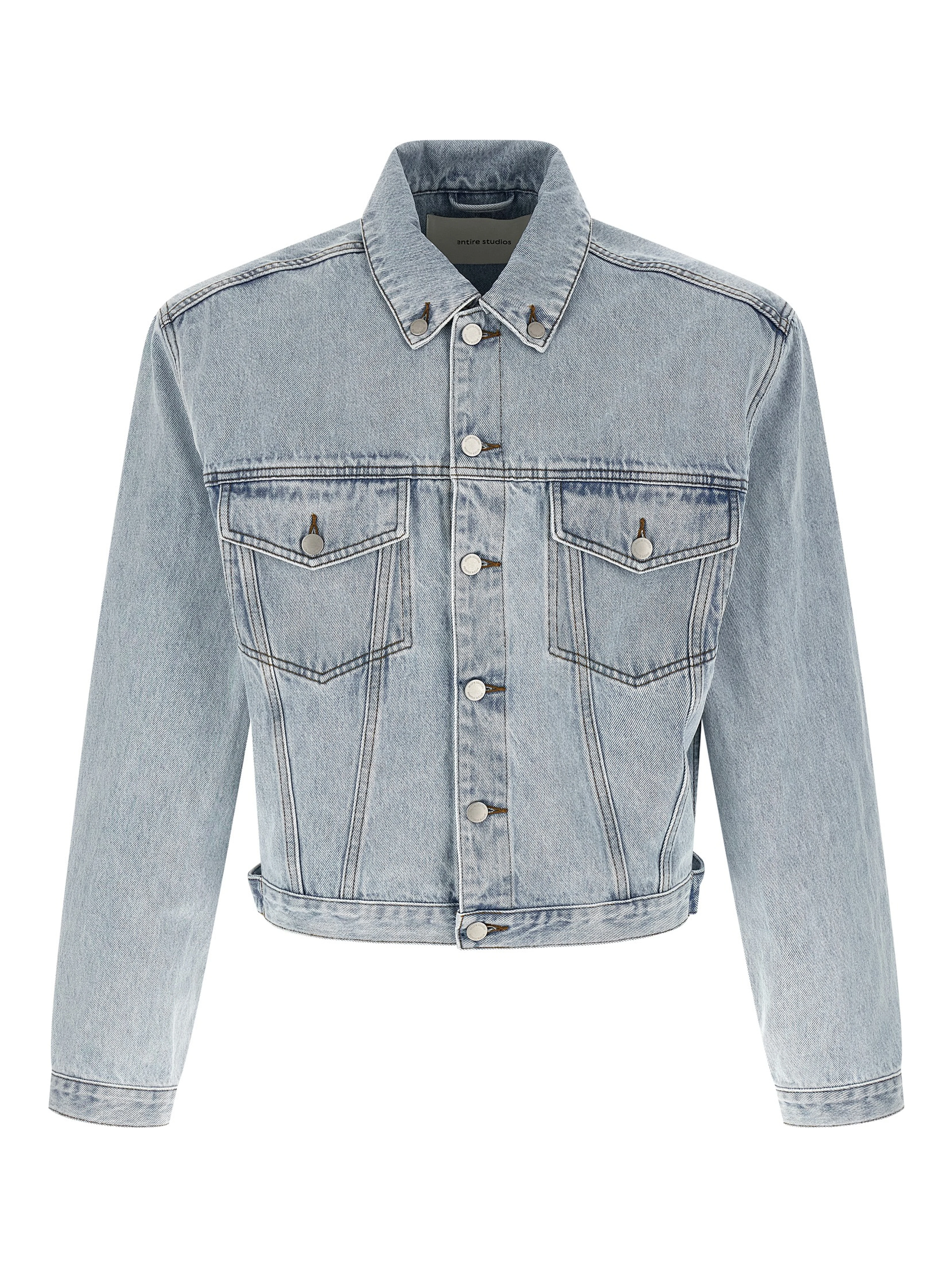 Blue Cotton Denim Jacket