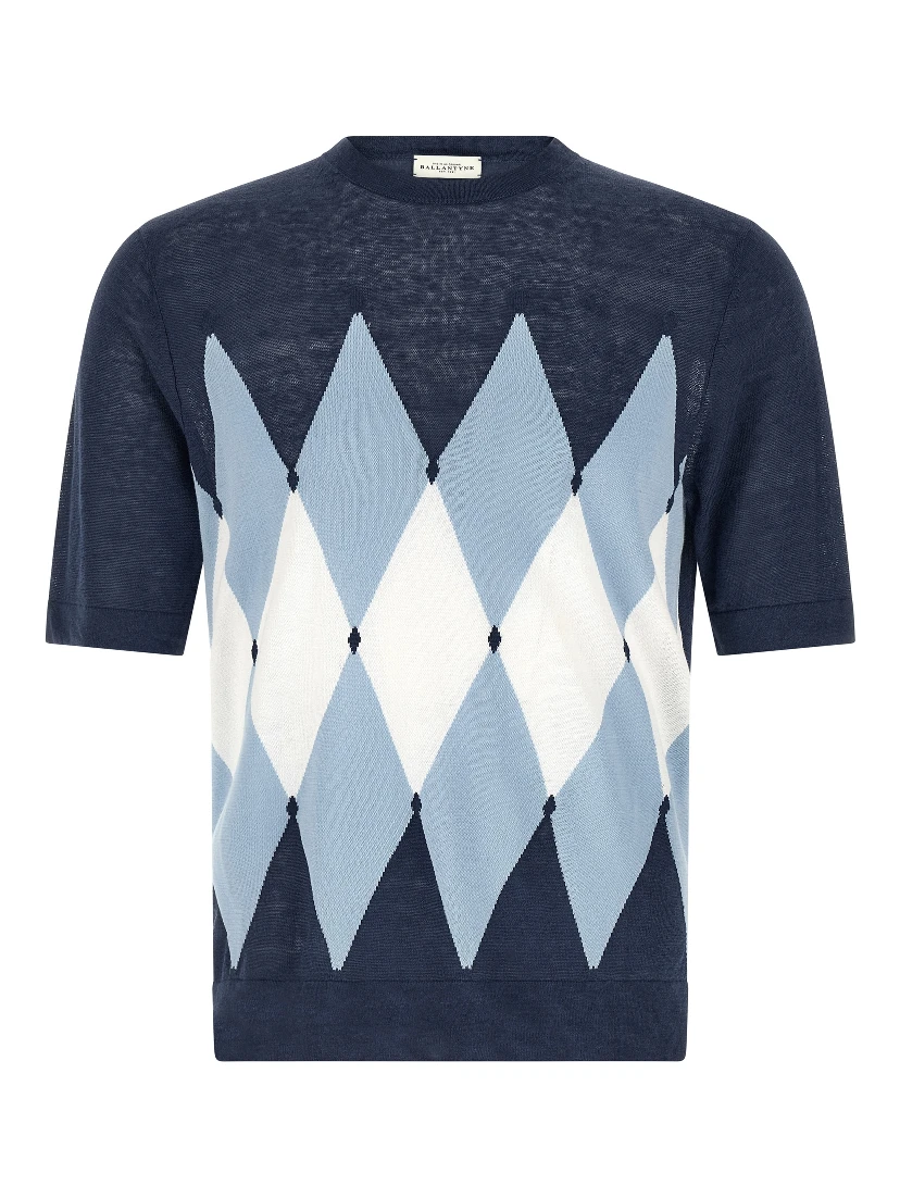 Blue Linen T-Shirt
