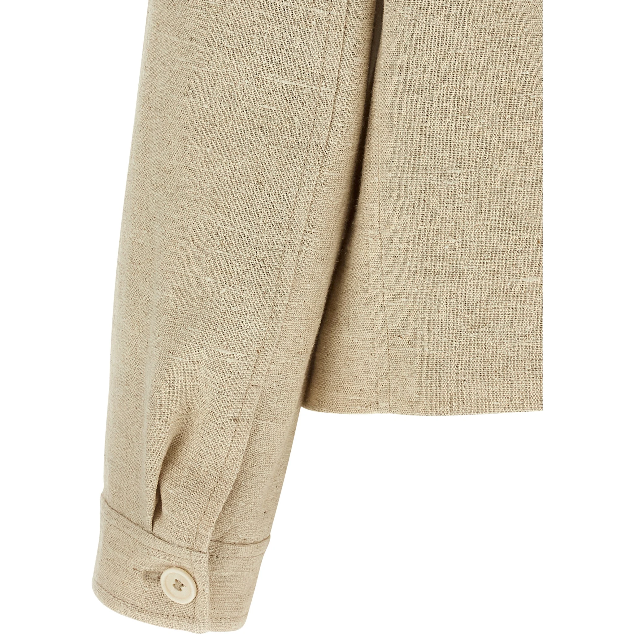 Beige Linen Jacket