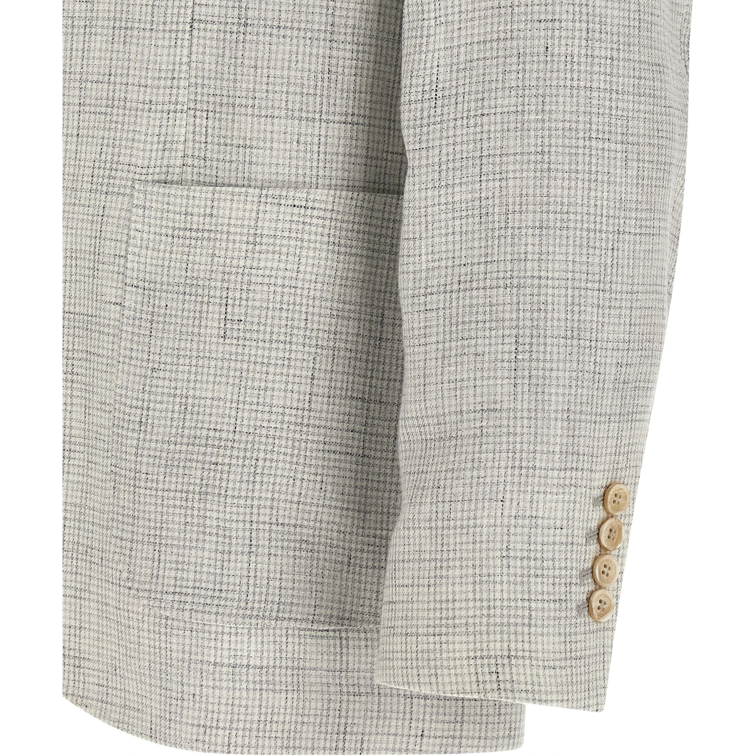 White Linen Blazer