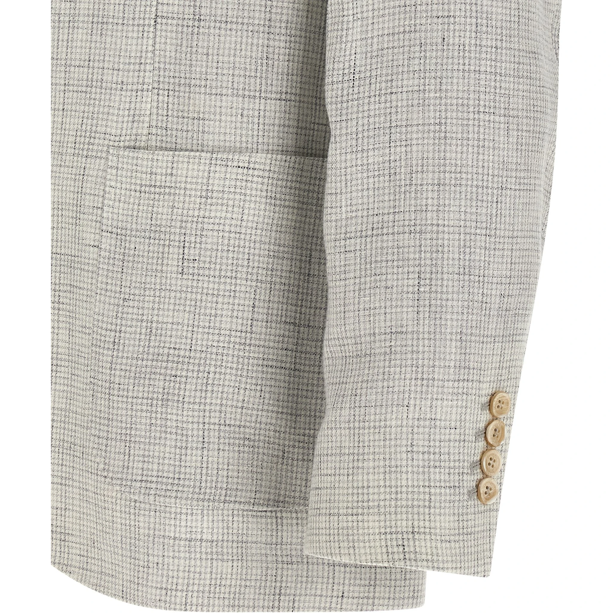 White Linen Blazer