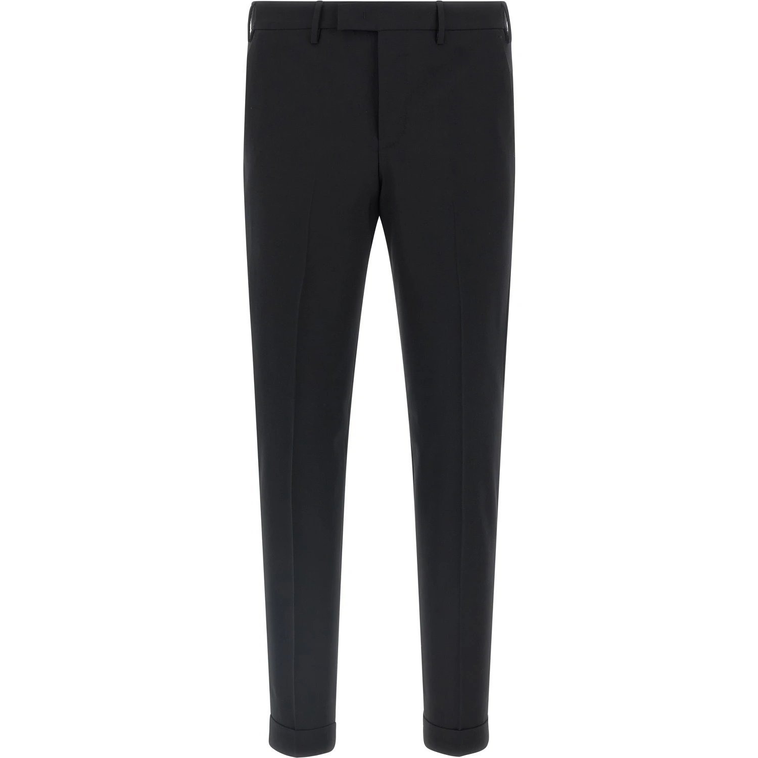 Black Virgin Wool Dress Pants