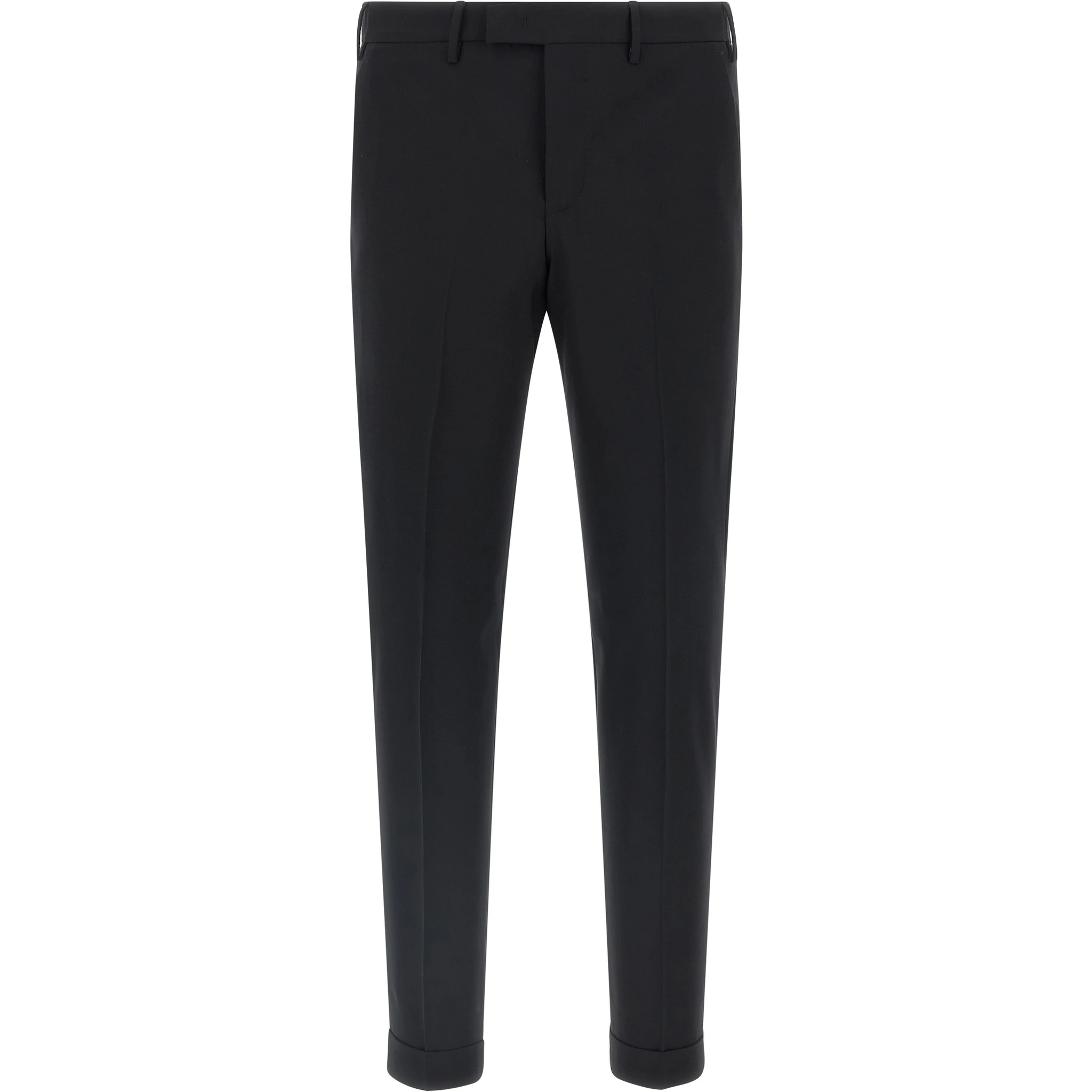 Black Virgin Wool Dress Pants