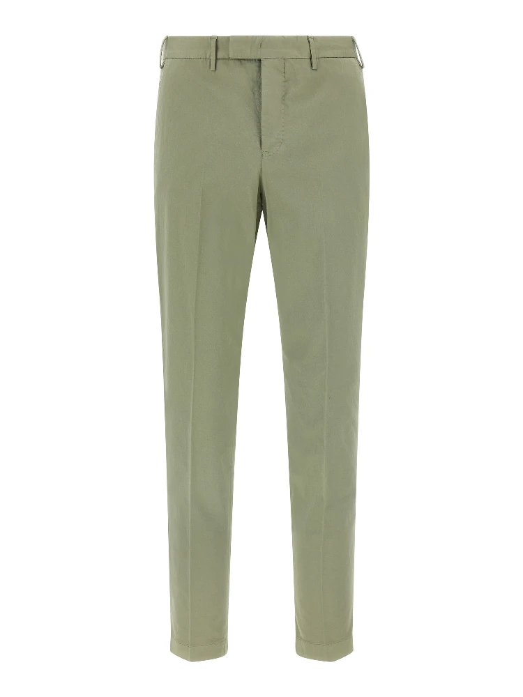 Bicolor Cotton Casual Pants