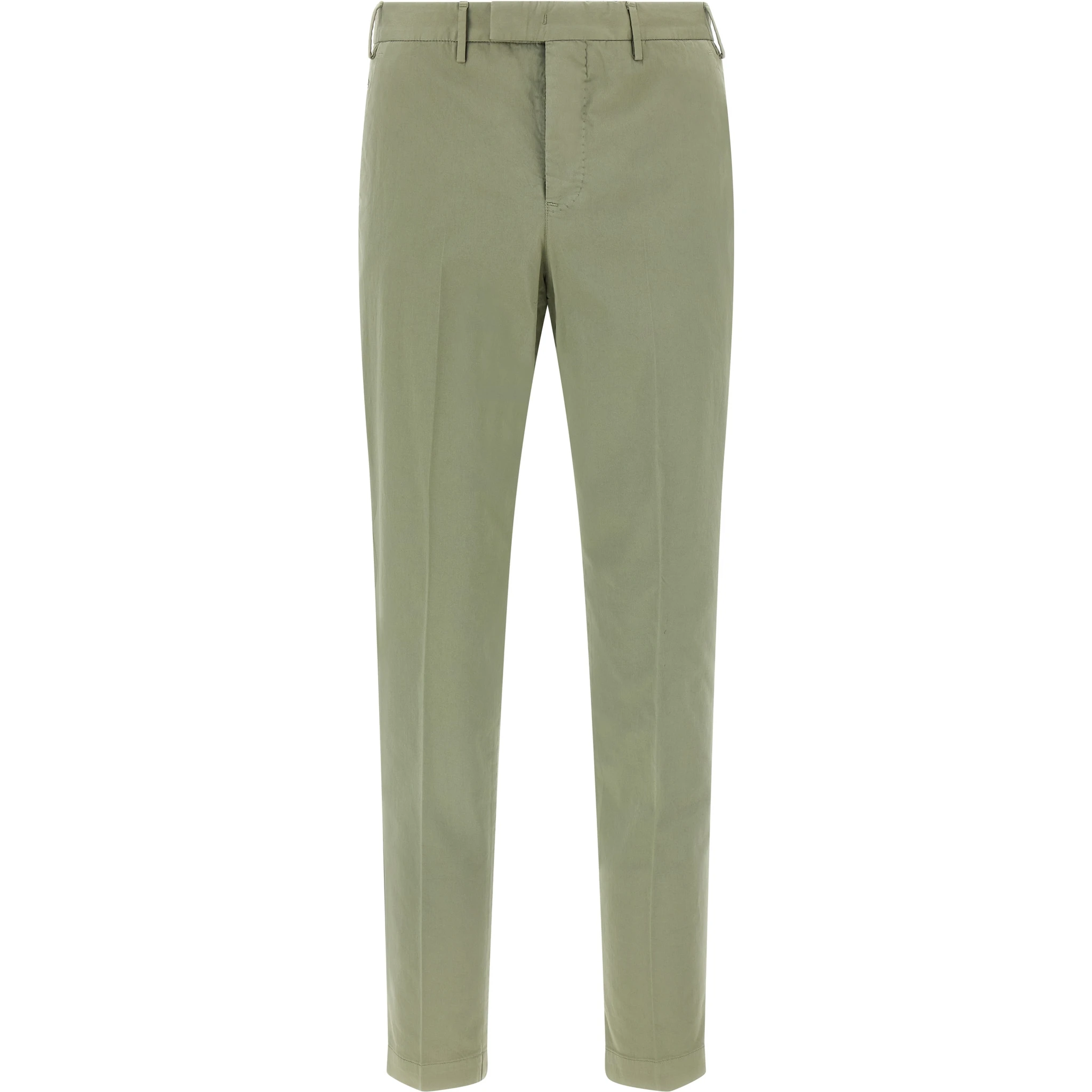 Bicolor Cotton Casual Pants