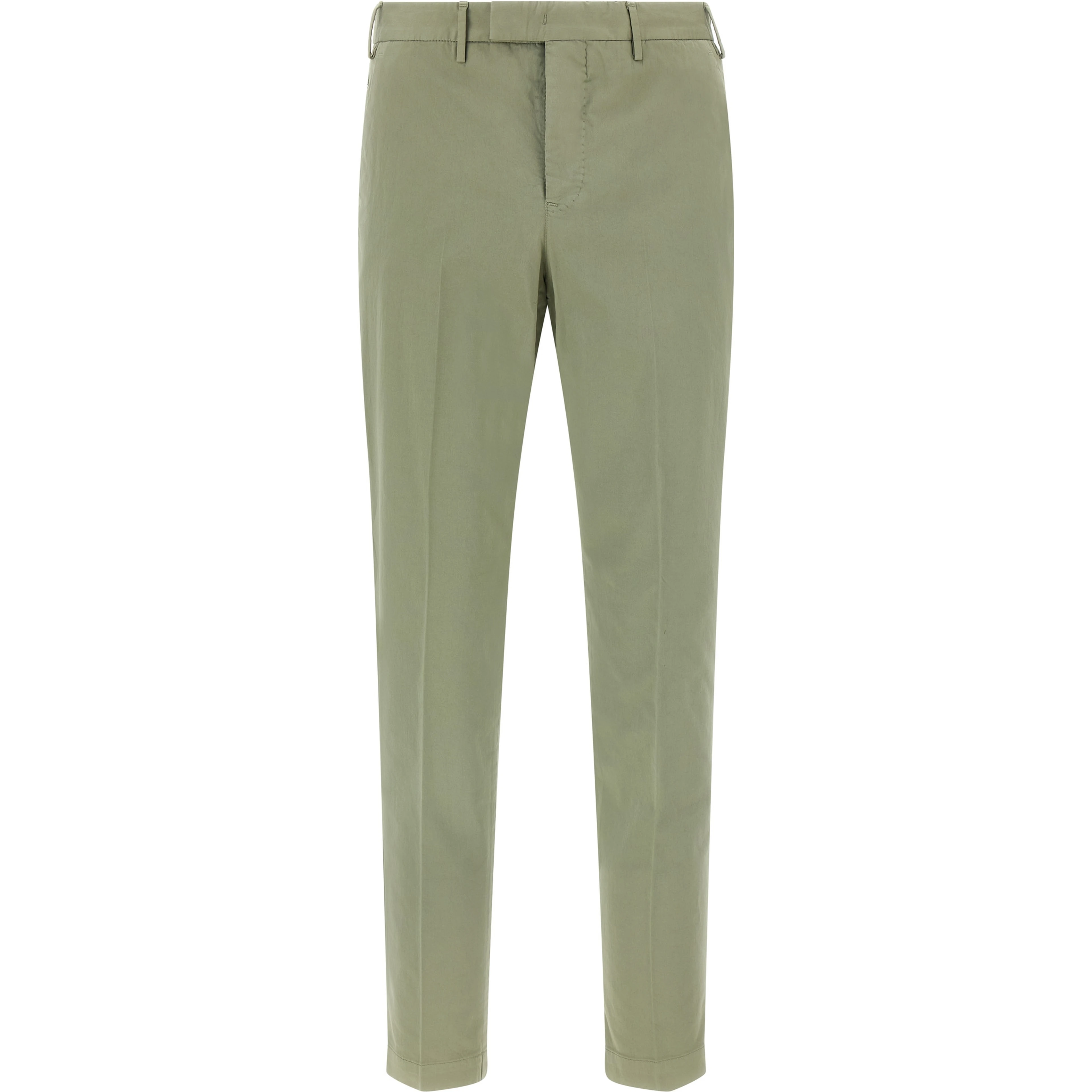 Bicolor Cotton Casual Pants