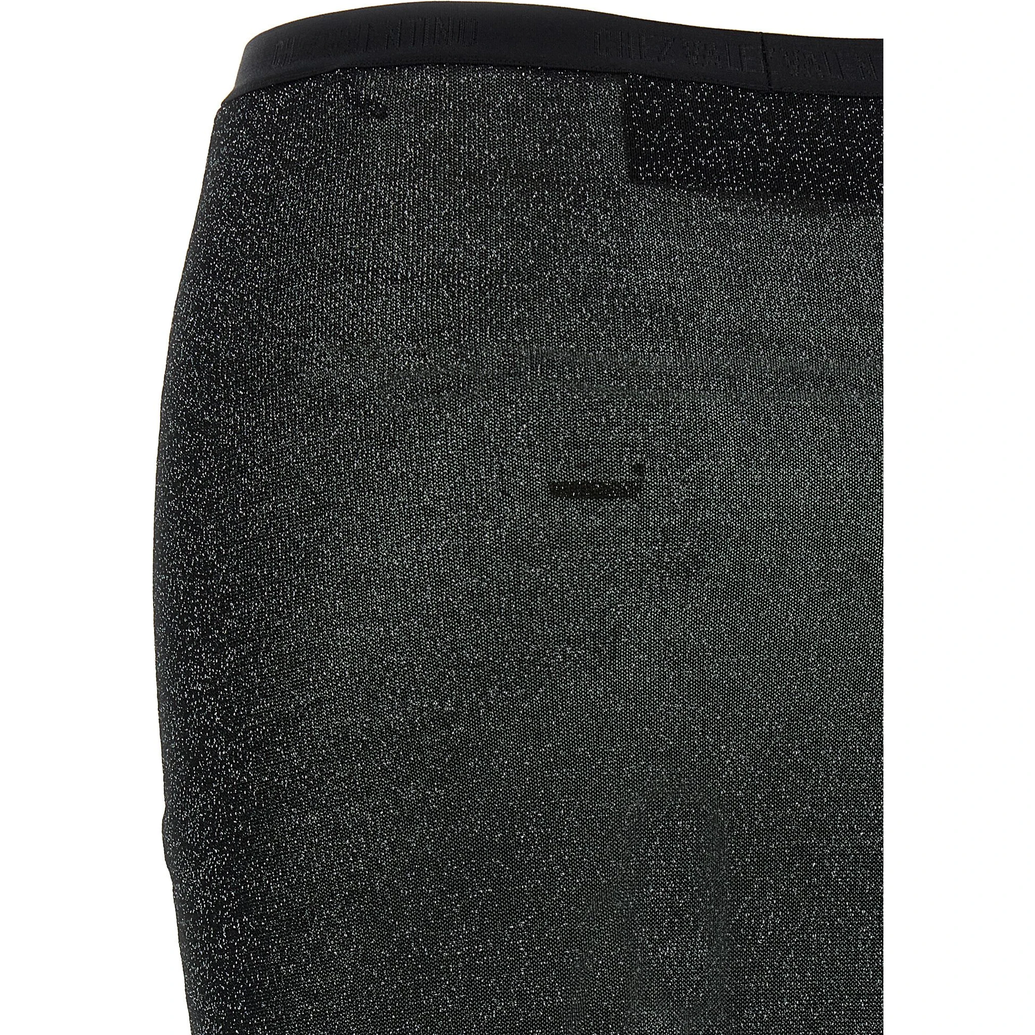 Black Viscose Midi Skirt