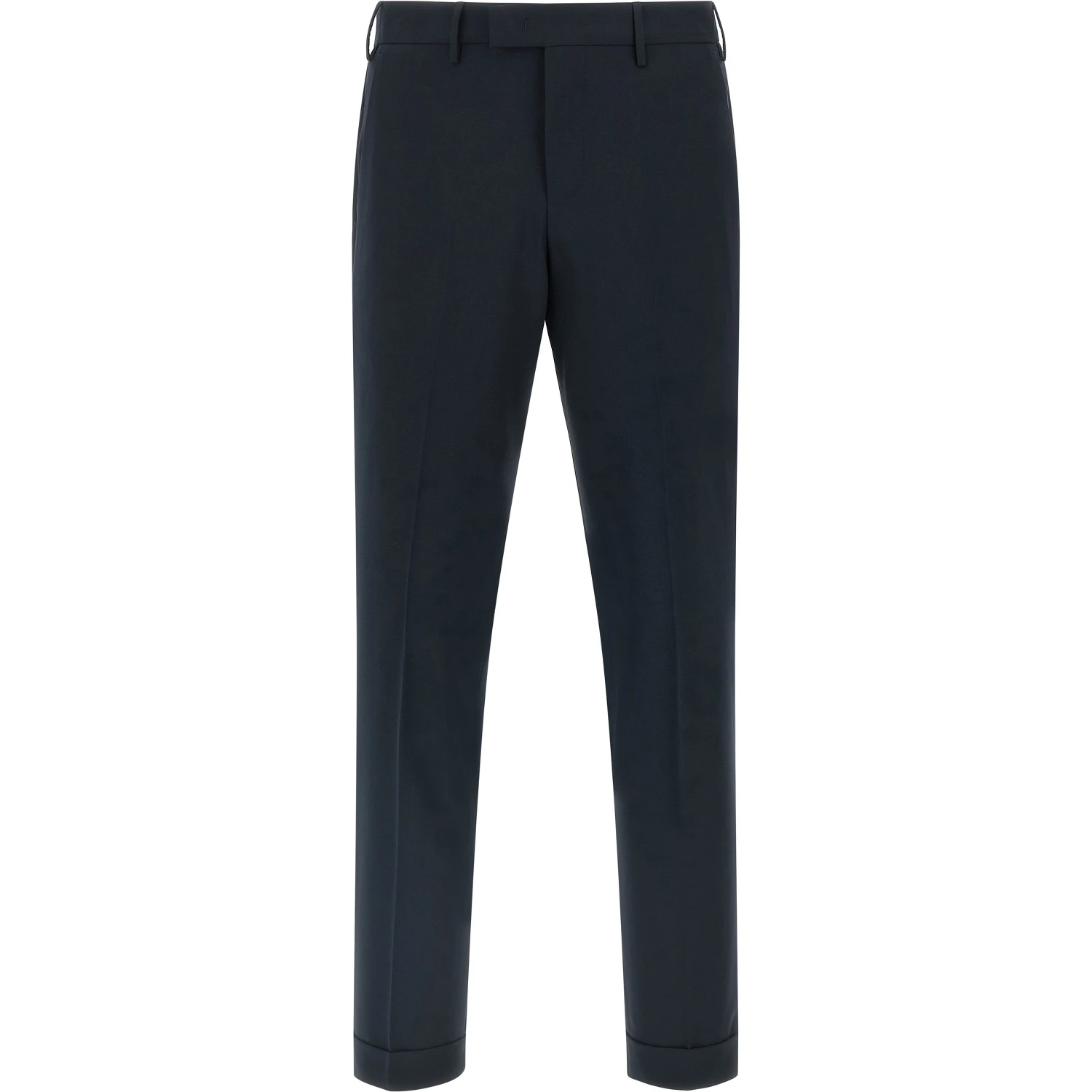 Blue Virgin Wool Dress Pants