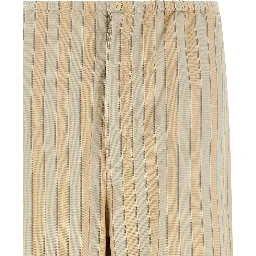 Beige Cotton Bottoms Sleepwear