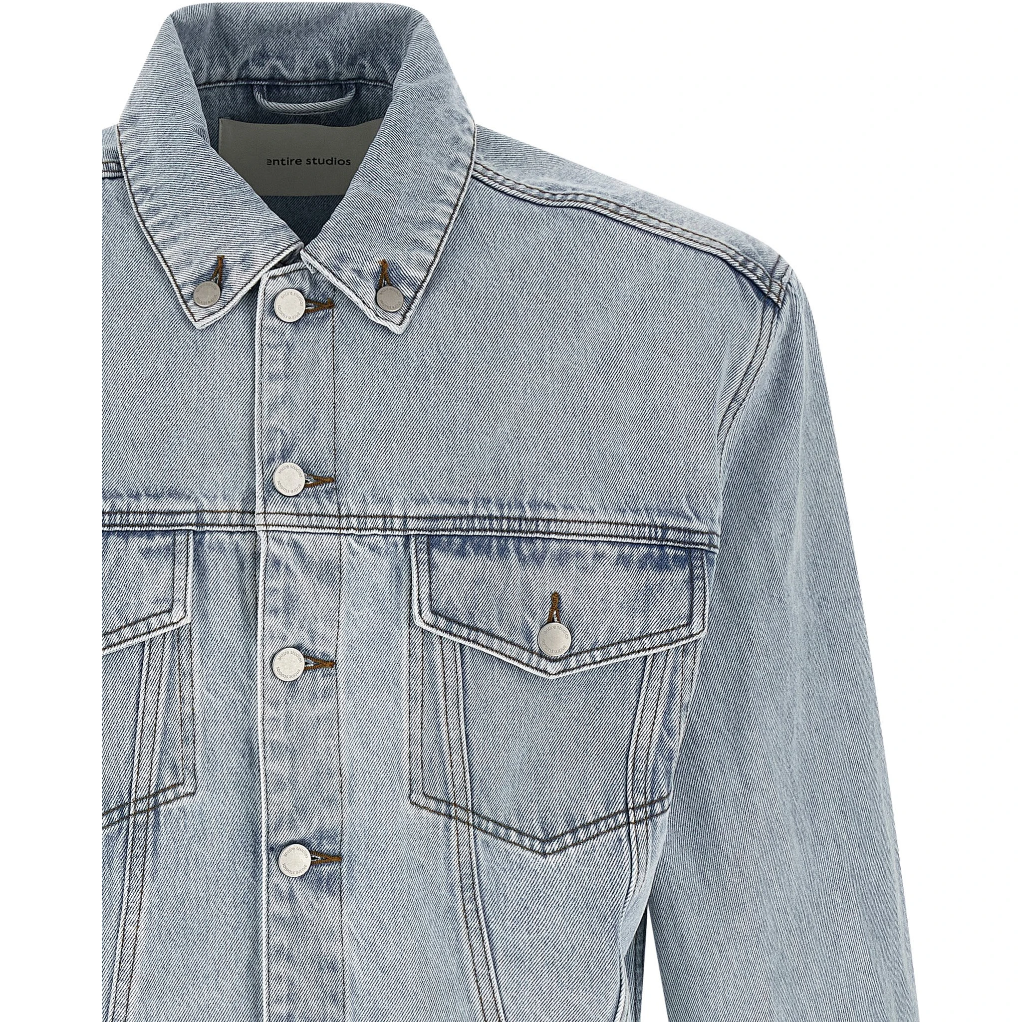 Blue Cotton Denim Jacket